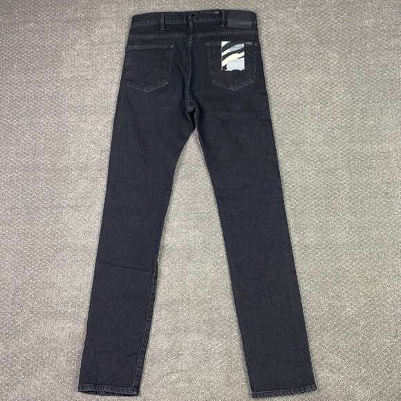 NWT Paul Smith Jeans Slim Fit Washed Black Stretch Men's 29 Measure 31.5 x 32.75 - Picture 3 of 15